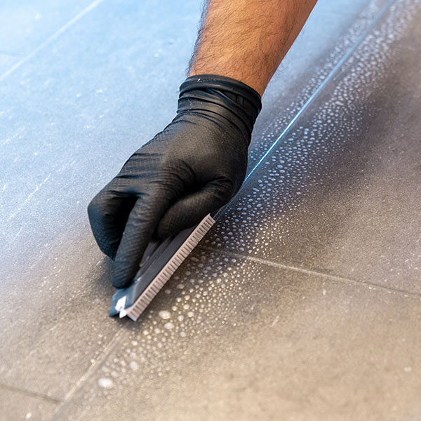 Cleaning tile flooring